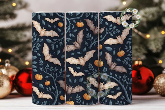 Download Spooky Bats Halloween 20oz Tumbler Wrap - Spooky Collection
