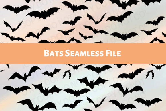 Download Spooky Bats Seamless Pattern - Spooky Collection