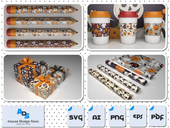 Download Halloween Patterns / Pumpkin Spooky Bats - Spooky Collection