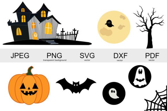 Download Spooky Halloween House Vectors - Spooky Collection