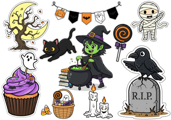 Download Spooky Halloween Elements Pack - Spooky Collection