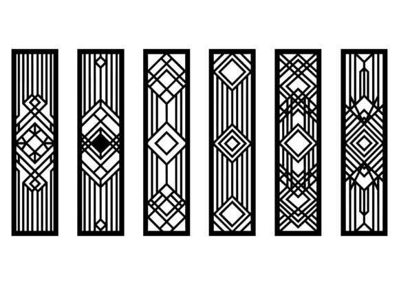 Download Geometric Art Deco Panel EPS Bundle - Geometric art Collection