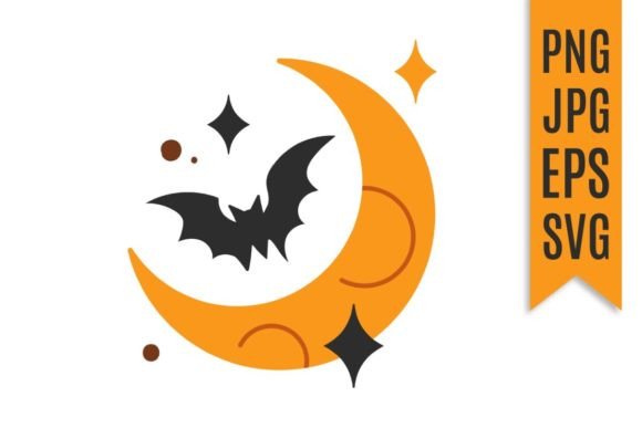 Download Spooky Moon Halloween Vector Illustratio - Spooky Collection